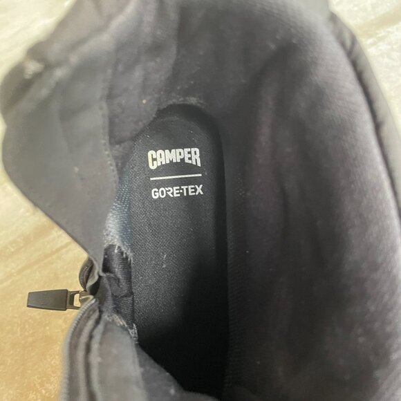 Camper Peu Pista Grey Nubuck and Polyester Ankle Boots for Women - Picture 4 of 9